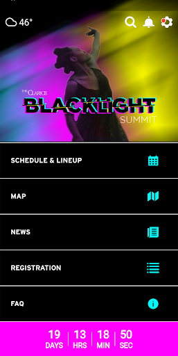 Android application BlackLight Summit screenshort