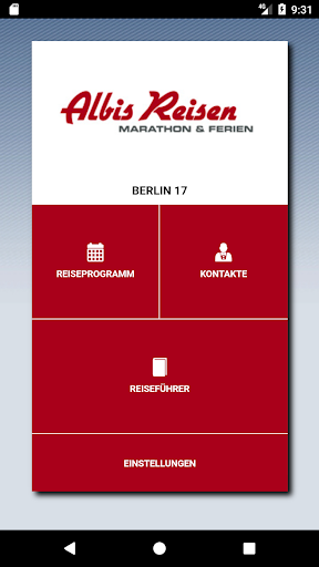 Android application Albis Reisen screenshort