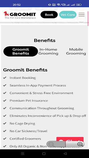 GroomIt Screen 2