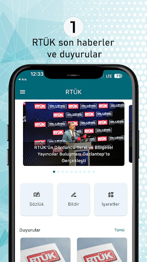 Android application RTÜK Mobil screenshort