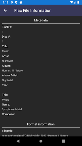 Dazzle - Media Player Screen 2
