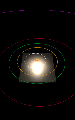 Android application Solar Explorer screenshort