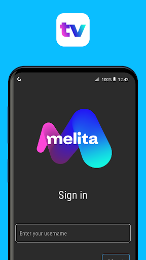 Android application Melita NexTV screenshort