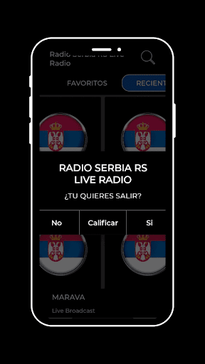 Android application Radio Serbia RS Live Radio screenshort