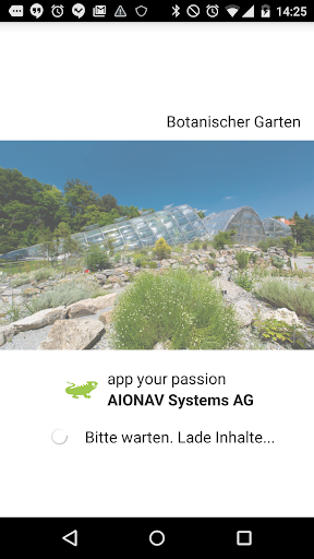 Android application Botanischer Garten Graz screenshort