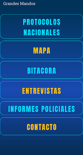 Android application Grandes Mandos screenshort