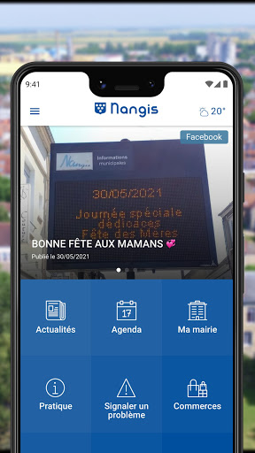 Android application Ville de Nangis - 77 screenshort