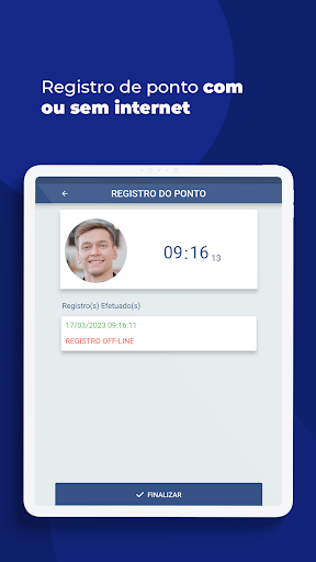 Android application BioColeta - Controle de Ponto screenshort