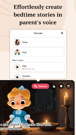 Screenshot of Bedtime Stories: MomSays AI