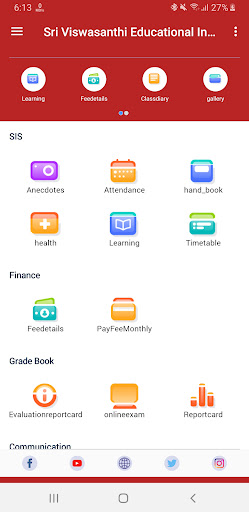 Sri Viswasanthi Educational So Screen 3