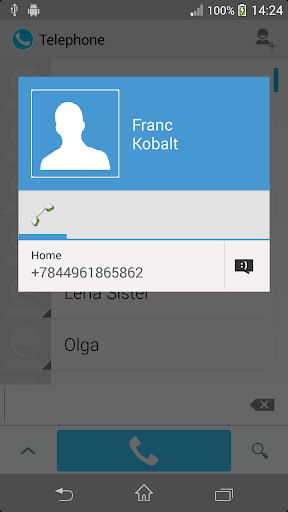 Telephone - Simple Dialer Screen 3