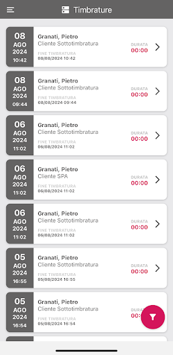 Libemax Presenze Admin screenshot 3