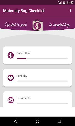 Pregnancy Hospital Bag List