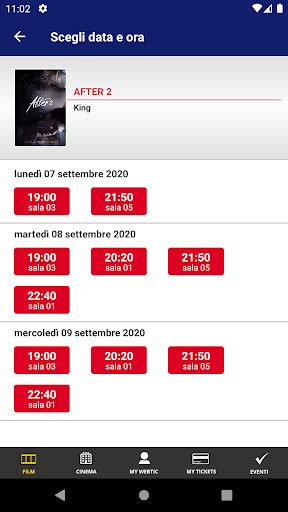 Webtic Multisala King Cinema Screen 3