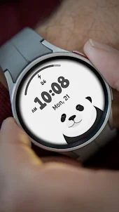 Minimal Panda Watch Face