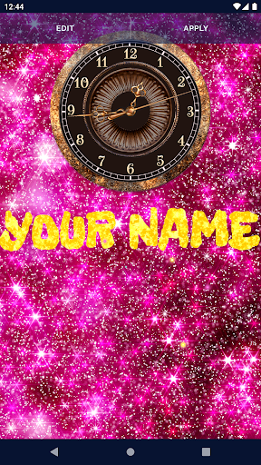 HD Clock Beautiful Wallpaper Screen 2