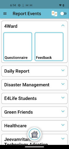 Android application Digital Social Platform screenshort