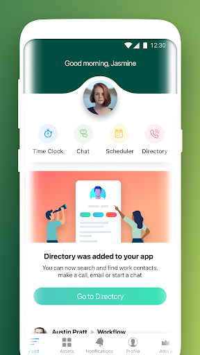 Android application Team טבע screenshort