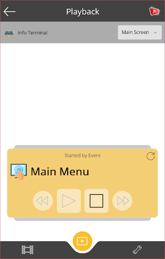 FrontFace Remote Control Screen 2