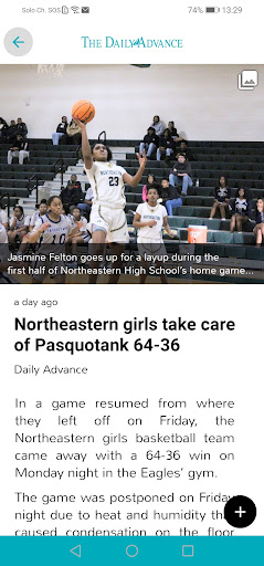 Daily Advance Screen 3