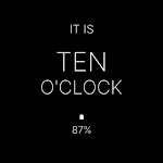 Cover Image of ดาวน์โหลด English Word Clock Watch Face 1.0.0 APK