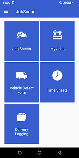 Android application JobScape screenshort