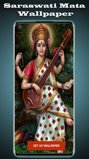 Saraswati Mata Wallpaper HD Screen 3