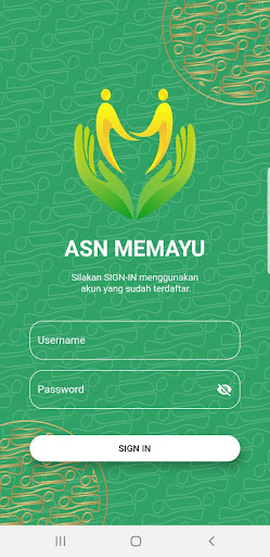 Android application ASN Memayu screenshort