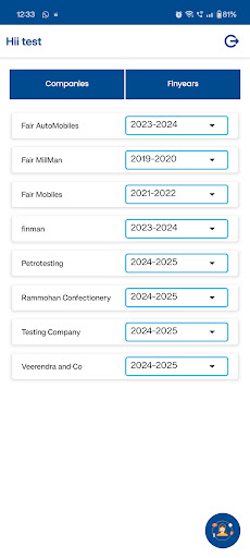 Bookxpert-Business Dashboard Screen 2
