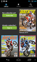 screenshot of DIRT BIKE MAGAZINE