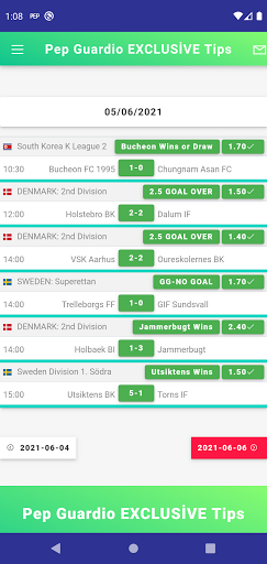 Android application VIP Exclusive Betting Tips | P screenshort