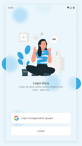 Android application Moneetory screenshort
