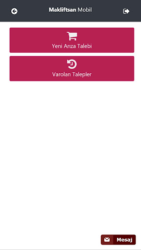 Makliftsan Servis Screen 2