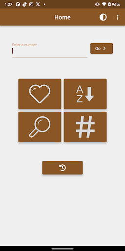 Android application SDA Hymnal with music screenshort