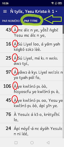 Toussian chants Screen 2