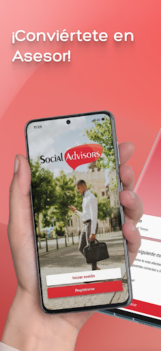 Android application Social Advisors screenshort
