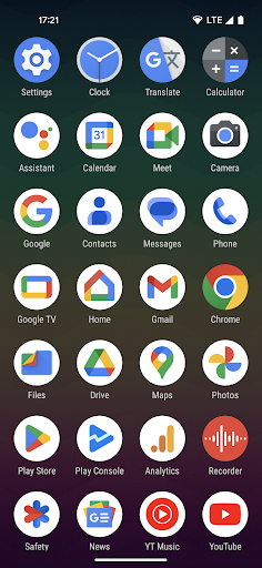 Android application Launcher screenshort