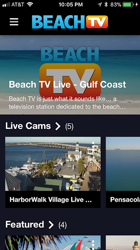 Android application Beach TV - Gulf Coast screenshort