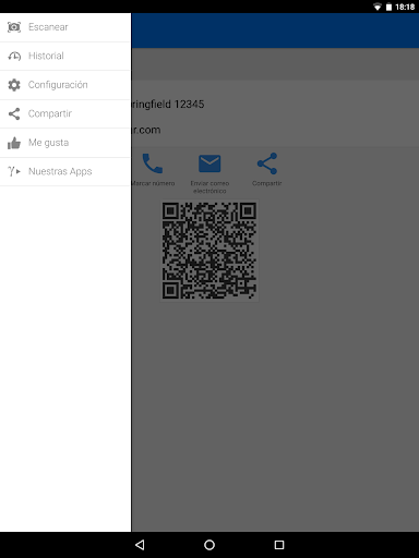 Escáner de QR y Código Barras
