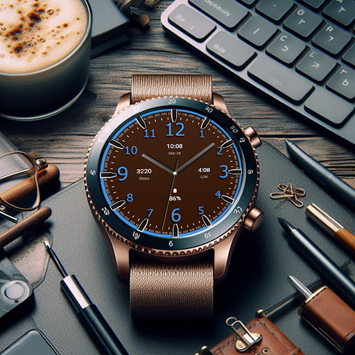 Key WF74 Analogue Watch Face screenshot 1