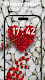 screenshot of Rose Heart Lock Screen