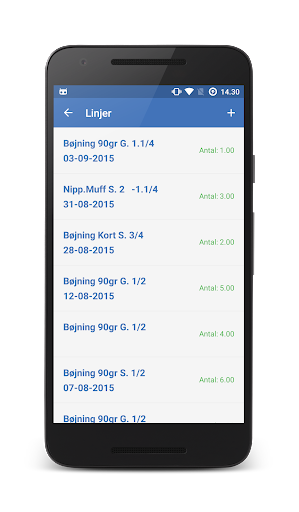 Android application SmartWorker 2.0 - Beta screenshort