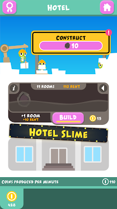 Hotel Slime - Clicker Game - Screenshot 1