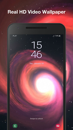Spiral Galaxy Wallpaper Pro Screen 3