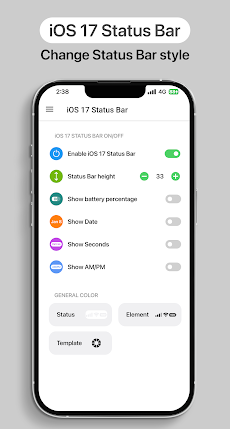 iCenter iOS 17: X - Status Barのおすすめ画像4