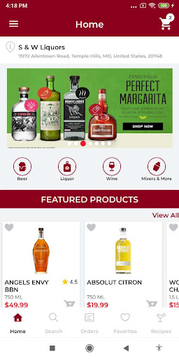 Android application Southwestern Liquor & Wine screenshort