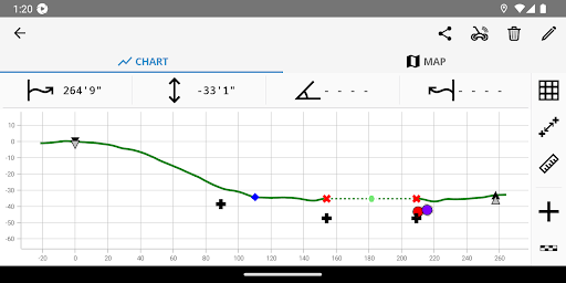 Android application TeraTrak R1 screenshort