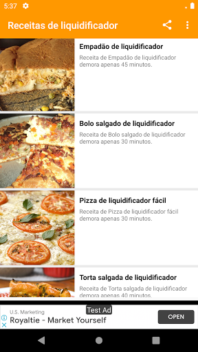 Receitas de liquidificador