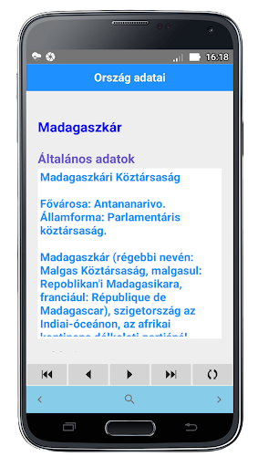 Ország Adatok Screen 3