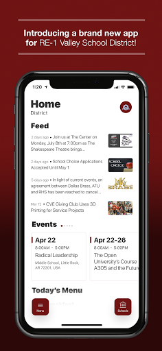 Android application RE-1 Valley Schools screenshort